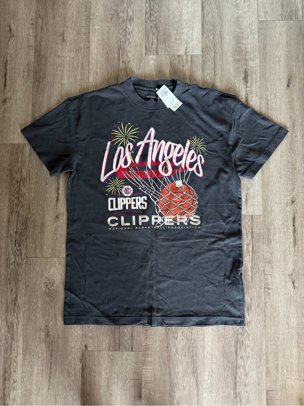 Abercrombie & Fitch Black Los Angeles Clippers Graphic Tee